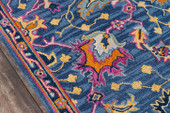 Momeni Ibiza IBI-3 Blue Area Rug Close Up Momeni Ibiza IBI-3 Blue Area Rug Close Up