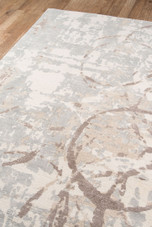 Momeni Illusions IL-01 Beige Area Rug Corner