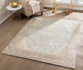 Momeni Isabella ISA-1 Blue Area Rug Room Scene Momeni Isabella ISA-1 Blue Area Rug Room Scene