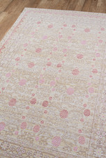Momeni Isabella ISA-3 Pink Area Rug Corner Momeni Isabella ISA-3 Pink Area Rug Corner