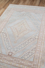 Momeni Isabella ISA-7 Blue Area Rug Corner Momeni Isabella ISA-7 Blue Area Rug Corner