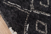 Momeni Margaux MGX-3 Black Area Rug Close Up Momeni Margaux MGX-3 Black Area Rug Close Up
