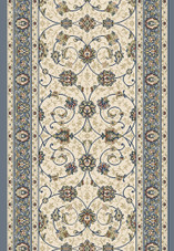 Sanderson SD7120 シーム織　ツータッチケット　裏ガーゼ Dynamic Rugs Ancient Garden 57120-6454 Beige/Light Blue Hall and