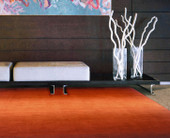Momeni Metro MT-12 Paprika Area Rug Room Scene Momeni Metro MT-12 Paprika Area Rug Room Scene