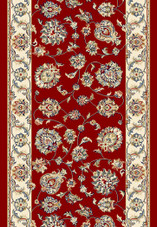 Dynamic Rugs Ancient Garden 57365-1464 Red Ivory 2'2" Wide Hall and Stair Runner