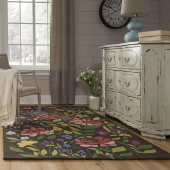 Momeni Newport NP-15 Brown Area Rug Room Scene Momeni Newport NP-15 Brown Area Rug Room Scene