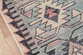 Momeni Nomad NOM-1 Blue Area Rug Close Up Momeni Nomad NOM-1 Blue Area Rug Close Up