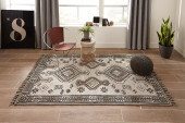 Momeni Tahoe TA-03 Grey Area Rug Room Scene Momeni Tahoe TA-03 Grey Area Rug Room Scene