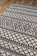 Momeni Tahoe TA-05 Grey Area Rug Corner Momeni Tahoe TA-05 Grey Area Rug Corner