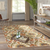 Momeni Tangier TAN-9 Gold Area Rug Room Scene Momeni Tangier TAN-9 Gold Area Rug Room Scene