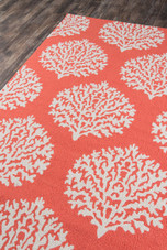 Momeni Veranda VR-45 Coral Area Rug Corner