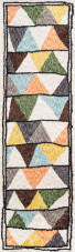 Novogratz by Momeni Bungalow BUN-1 Tri Multi Runner Area Rug Novogratz by Momeni Bungalow BUN-1 Tri Multi Runner Area Rug