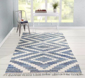 Novogratz by Momeni California CAL-2 Laguna Blue Area Rug Room Scene Novogratz by Momeni California CAL-2 Laguna Blue Area Rug Room Scene