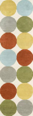Novogratz by Momeni Delmar DEL-1 Agatha Dots Multi Runner Area Rug