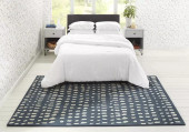 Novogratz by Momeni Delmar DEL-11 Boho Dots Blue Area Rug Room Scene 2 Novogratz by Momeni Delmar DEL-11 Boho Dots Blue Area Rug Room Scene 2