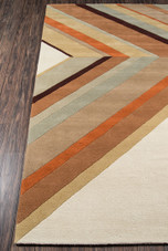 Novogratz by Momeni Delmar DEL-5 Ultralight Brown Area Rug Corner Novogratz by Momeni Delmar DEL-5 Ultralight Brown Area Rug Corner