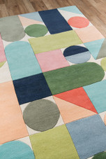 Novogratz by Momeni Delmar DEL-8 Wright Multi Area Rug Corner Novogratz by Momeni Delmar DEL-8 Wright Multi Area Rug Corner