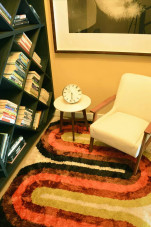 Novogratz by Momeni Retro RET-2 Retro Wave Red Area Rug Room Scene Novogratz by Momeni Retro RET-2 Retro Wave Red Area Rug Room Scene