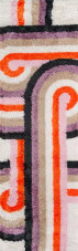 Novogratz by Momeni Retro RET-5 Turnstyle Lavender Runner Area Rug Novogratz by Momeni Retro RET-5 Turnstyle Lavender Runner Area Rug