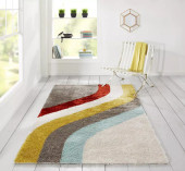Novogratz by Momeni Retro RET-6 Classic 70'S Multi Area Rug Room Scene Novogratz by Momeni Retro RET-6 Classic 70'S Multi Area Rug Room Scene