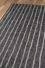 Novogratz by Momeni Villa VI-03 Sicily Charcoal Area Rug Corner