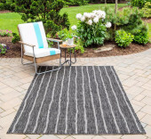 Novogratz by Momeni Villa VI-03 Sicily Charcoal Area Rug Room Scene Novogratz by Momeni Villa VI-03 Sicily Charcoal Area Rug Room Scene
