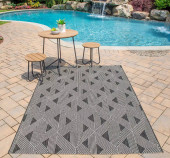 Novogratz by Momeni Villa VI-06 Como Charcoal Area Rug Room Scene Novogratz by Momeni Villa VI-06 Como Charcoal Area Rug Room Scene