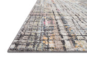 Loloi Medusa MED-08 Charcoal/Multi Area Rug Angle Loloi Medusa MED-08 Charcoal/Multi Area Rug Angle