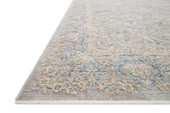 Loloi Pandora PAN-01 Stone/Gold Area Rug Angle Loloi Pandora PAN-01 Stone/Gold Area Rug Angle