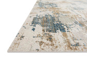 Loloi Sienne SIE-04 Ivory/Gold Area Rug Angle