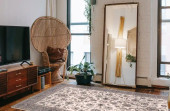 Concord Global Trading Kashan 2812 Bergama Ivory Area Rug Room Scene Concord Global Trading Kashan 2812 Bergama Ivory Area Rug Room Scene