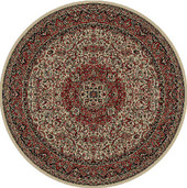 Concord Global Trading Persian Classics 2032 Isfahan Ivory Round Area Rug Concord Global Trading Persian Classics 2032 Isfahan Ivory Round Area Rug