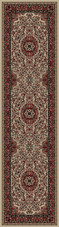 Concord Global Trading Persian Classics 2032 Isfahan Ivory Runner Area Rug Concord Global Trading Persian Classics 2032 Isfahan Ivory Runner Area Rug
