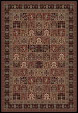 Concord Global Trading Persian Classics 2043 Panel Black Area Rug Concord Global Trading Persian Classics 2043 Panel Black Area Rug