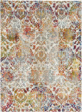 Nourison Ankara Global ANR06 Ivory/Orange Area Rug Nourison Ankara Global ANR06 Ivory/Orange Area Rug