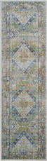 Nourison Ankara Global ANR07 Blue/Green Runner Area Rug Nourison Ankara Global ANR07 Blue/Green Runner Area Rug
