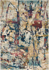 Nourison Fusion FSS10 Cream/Multicolor Area Rug Nourison Fusion FSS10 Cream/Multicolor Area Rug