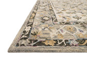 Loloi II Beatty BEA-01 Grey/Ivory Area Rug Angle Loloi II Beatty BEA-01 Grey/Ivory Area Rug Angle