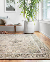 Loloi II Beatty BEA-02 Sky/Multi Area Rug Room Scene Loloi II Beatty BEA-02 Sky/Multi Area Rug Room Scene