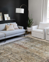 Loloi II Layla LAY-03 Olive/Charcoal Area Rug Room Scene 2 Loloi II Layla LAY-03 Olive/Charcoal Area Rug Room Scene 2