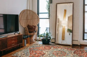 Loloi Victoria VK-15 Red/Multi Area Rug Room Scene Loloi Victoria VK-15 Red/Multi Area Rug Room Scene