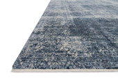 Kennedy KEN-01 Denim/Denim Area Rug - Magnolia Home by Joanna Gaines Corner