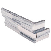 Rockmount Alaska Gray 6" X 18" 3D Ledger Panel Corner Rockmount Alaska Gray 6" X 18" 3D Ledger Panel Corner