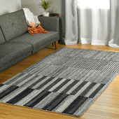 Kaleen Alzada ALZ01-38 Charcoal Area Rug Room Scene Kaleen Alzada ALZ01-38 Charcoal Area Rug Room Scene