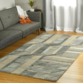 Kaleen Alzada ALZ02-49 Brown Area Rug Room Scene Kaleen Alzada ALZ02-49 Brown Area Rug Room Scene