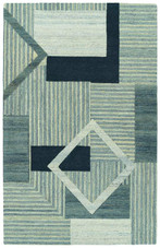 Kaleen Alzada ALZ04-17 Blue Area Rug Kaleen Alzada ALZ04-17 Blue Area Rug