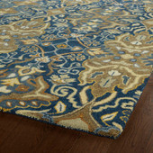 Kaleen Amaranta AMA06-22 Navy Area Rug Corner Kaleen Amaranta AMA06-22 Navy Area Rug Corner