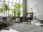 Kaleen Cord CRD01-75 Grey Area Rug Room Scene Kaleen Cord CRD01-75 Grey Area Rug Room Scene