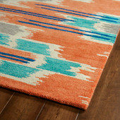 Kaleen Global Inspirations GLB02-86 Multi Area Rug Corner Kaleen Global Inspirations GLB02-86 Multi Area Rug Corner