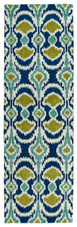Kaleen Global Inspirations GLB03-17 Blue Runner Area Rug Kaleen Global Inspirations GLB03-17 Blue Runner Area Rug